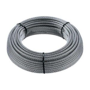 Fune Acciaio Zincato 5mm Rotolo 25mt